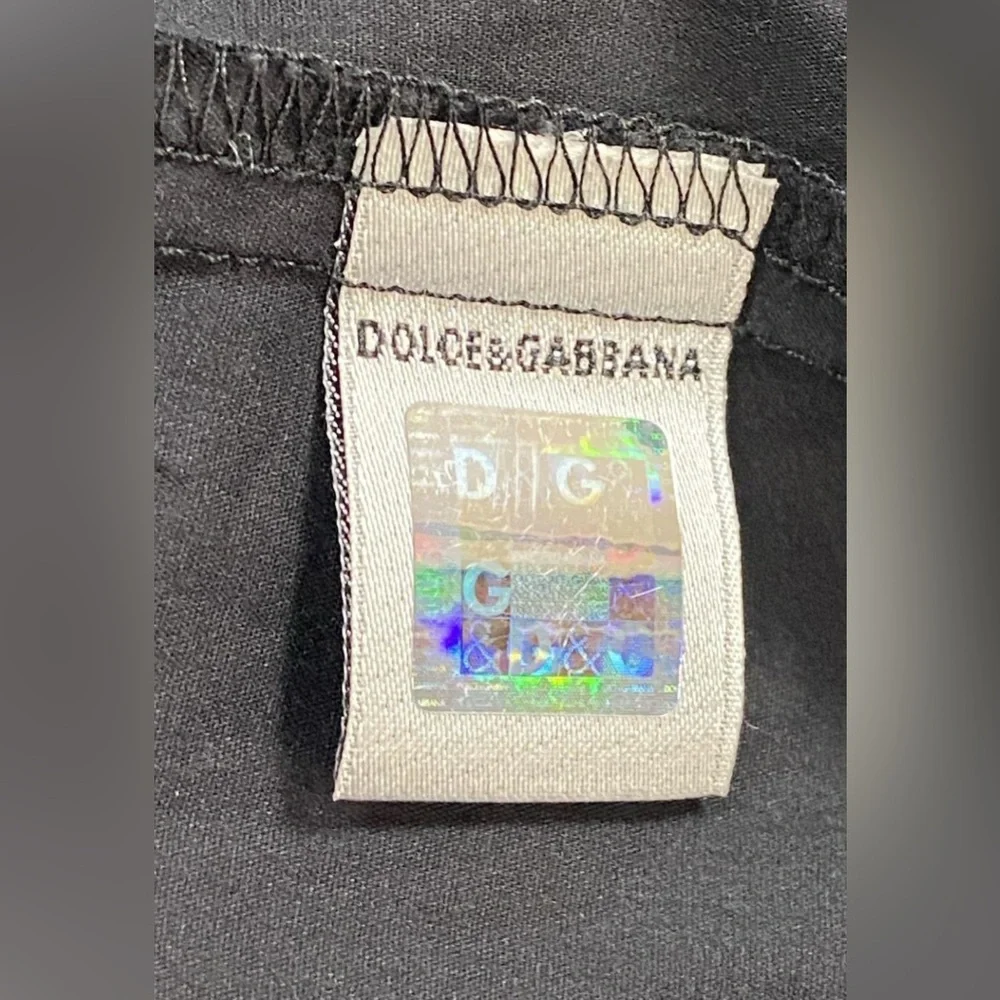 🛑 1 hour sale. D&G, women’s Black Button Down Shirt - Picture 6 of 14